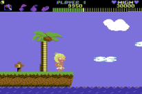 wonder boy island level on c64